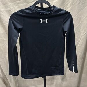 Under Armour Kids Long Sleeve Navy Shirt